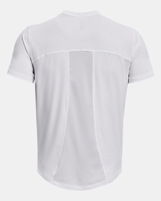 Men's UA CoolSwitch Run Short Sleeve in White image number 5
